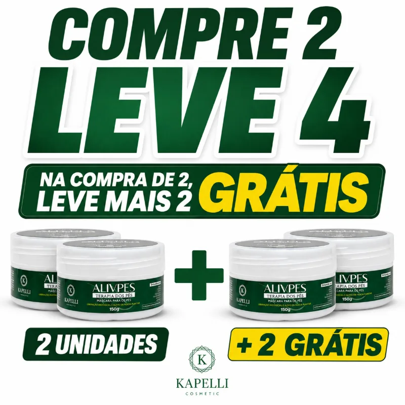 Compre 2 leve 4 ALIVPES
